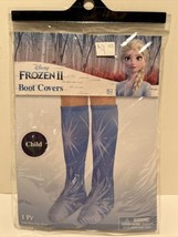 Disney Frozen 2 Act 2 Elsa Costume Boot Covers - Children&#39;s One Size - New!  - £9.41 GBP