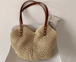 City straw tote bag hollow woven women shoulder bags summer beach lady handbag big thumb155 crop