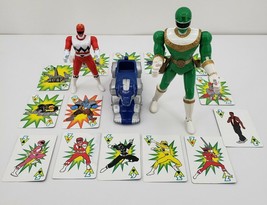 Bandai Power Ranger Action Figure Toy Bundle Vintage 1996 Red Green - £11.91 GBP