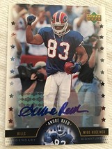 Andre Reed Auto Autographed / Signed 2005 Upper Deck Single Insert NFL Legends F - £30.92 GBP