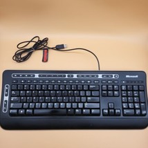 Microsoft Digital Media Keyboard 3000 Wired USB Model 1343 - £17.30 GBP