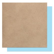 Magical Vacation Double-Sided Cardstock 12&quot;X12&quot;-Kraft/Light Blue, Solids + - £56.10 GBP
