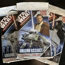 Star Wars WizKids Ground Assault Pocketmodel Booster Game Packs Lot Of 3 - £7.91 GBP