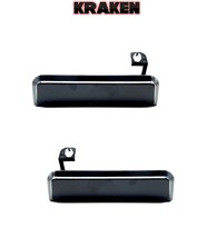 Outside Door Handles For Ford Mustang 1982 1983 1984 Black Metal Left Right Pair - $36.42