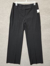 Cato Dress Pants Womens 16 (14?) Black Pink Stripes Wide Leg Little Stretch NEW - £15.47 GBP