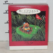 1996 Hallmark Keepsake Ornament I Dig Golf MIB - $14.50