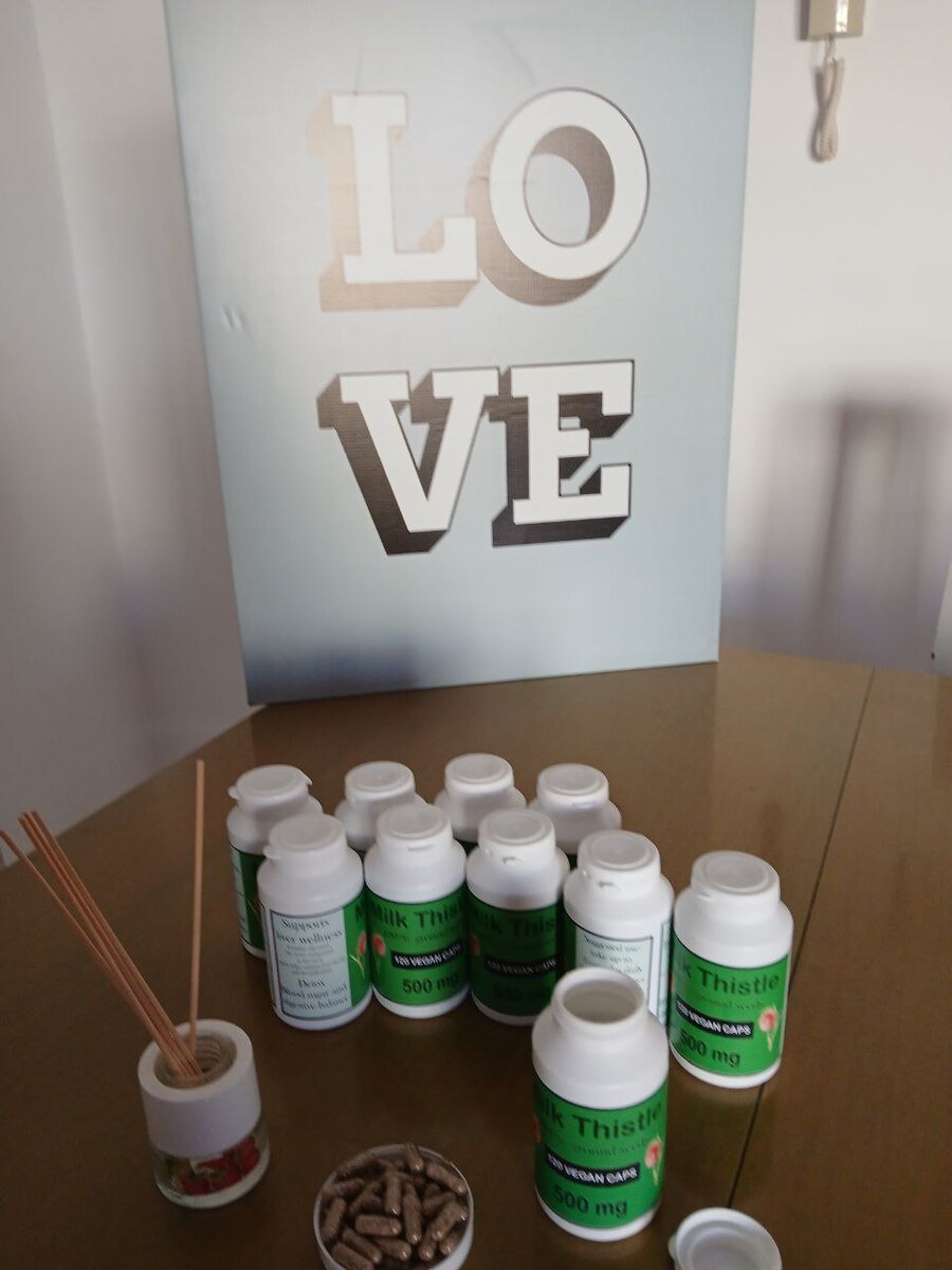 10 bottles - Milk Thistle Capsules 500 mg –120 Vegan Herbal Supplement – Natural Item image 13