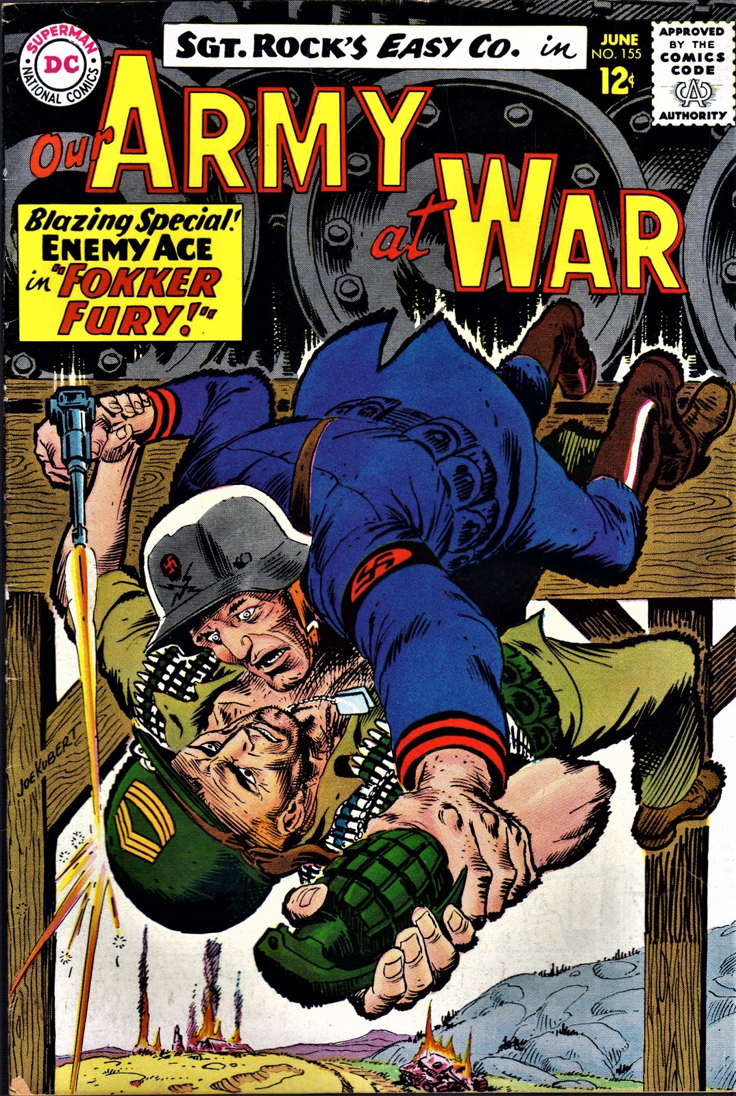 Primary image for Our Army at War, #155, DC Comic, April 1965