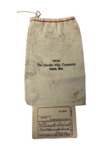 Hardie Manufacturing Company Hudson Michigan Vintage Stamps Purchase Bag - £14.80 GBP
