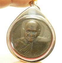 LP Tim Wat Phrakao with Miracle Yantra Buddha Coin Pendant blessed for wealth su - £73.84 GBP
