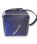 Vintage Adriatic Tours Croatia Navy Blue Canvas Travel Bag Tote 70s / 80s - $378.38 MXN