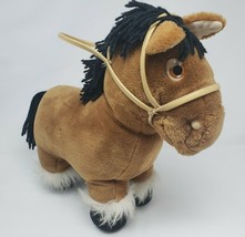 Vintage 1984 Cabbage Patch Kids Horse Pony Cpk Coleco Stuffed Animal Plush Brown - $46.55