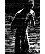  Nude Male Adult NOVELTY JIGSAW PUZZLE queer art Naked man In Water - $20.00