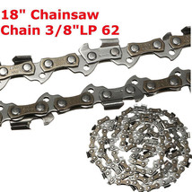 18&quot; Chainsaw Saw Chain Blade 3/8&quot; Lp .050 Gauge 62Dl Link Accessory - £22.37 GBP
