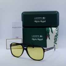 LACOSTE L977S Ricky Regal 001 Black/Yellow 63-16-140 Sunglasses New Authentic - £44.10 GBP