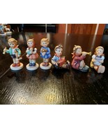 HUMMEL GOEBEL&quot;HAPPY KINDERSPIEL&quot; SET OF 6 CHILDREN TMK-6 1980&#39;S - $188.09