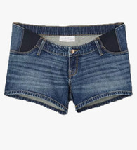 Isabel Maternity Relaxed Midi Shorts Size 4/27 Dark Blue X6YR6-Low Rise - £30.93 GBP