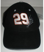 NEW!  NASCAR #29  Kevin Harvick &quot;ON THE FAST TRACK&quot; BLACK BASEBALL HAT - $347.93 MXN