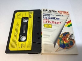 Walkman Opera Cassette Puccini:La Boheme Verdi:La Traviata 427718-4 West Germany - £6.54 GBP