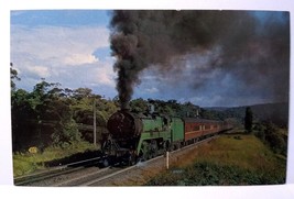 Railroad Postcard Steam Train New South Wales Australia 4-6-2 Railway No 3813  - £7.66 GBP