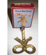 Brass Bow Hook - £10.38 GBP