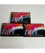 Lot of 3 FUJI DR-I 90 Minute Audio Cassette Tapes Type I Normal Bias New... - £9.31 GBP