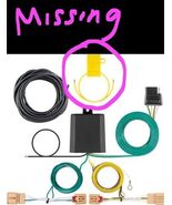 Vehicle-Side Rear 4-Pin Trailer Wiring Harness for 2009–2017 VW Tiguan=READ - $98.48 CAD