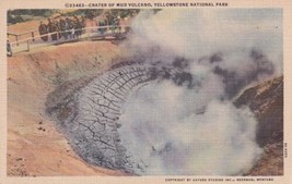 Crater of Mud Volcano Yellowstone National Park Wyoming WY Postcard B35 - £2.36 GBP