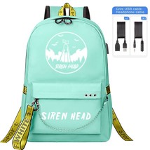 Monster Siren Head Cartoon Children Students Schoolbag USB Boys Girls Backpack T - £84.81 GBP