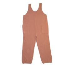 NWT Free People FP Beach Hailee Sweater Jumper in Peach Knit Jumpsuit L - £55.53 GBP