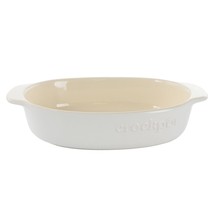Crock Pot Artisan 2.5 Quart Oval Stoneware Casserole in White - $54.56