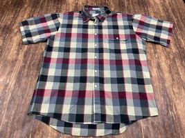 VTG Levi’s Silver Label Multicolor Plaid Button-Down Shirt - Large - $7.99