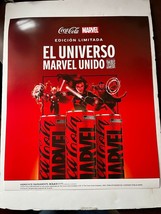 MEXICAN COCA COLA COKE MARVEL MEXICAN POSTER GROCERY STORE PROMO - $93.49