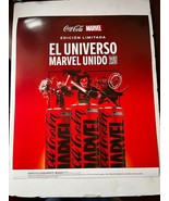 MEXICAN COCA COLA COKE MARVEL MEXICAN POSTER GROCERY STORE PROMO - £72.99 GBP