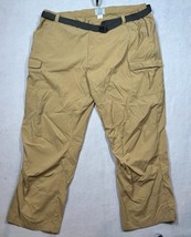 L.L. Bean Tropicwear Cargo Pants + Belt Beige Tan 293399 Men&#39;s XXL Tall ... - $221.99 MXN