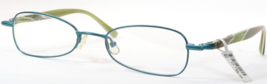 Vintage Ou 22.181.01 Teal /GREEN Unique Rare Eyeglasses Glasses Frame 50-20-130 - £29.71 GBP