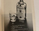 1973 Ballantines Scotch Whisky vintage Print Ad Advertisement pa20 - £8.55 GBP