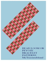 3D Bracelet Bead Loom/Peyote Vintage Motif 28 Bracelet Patterns PDF BP_136 - £3.92 GBP