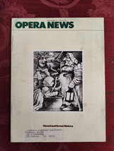 Rare MET OPERA NEWS December 23 1978 Hansel Gretel Maurice Sendak Calvin Simmons - $16.20