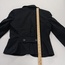 Ann Taylor Loft Women’s Black Two-Button Stretch Coat Jacket Size 2 image 6