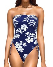 Women Strapless One Piece Swimsuit Tummy Control Bandeau  S (US 4-6),  N... - $21.00
