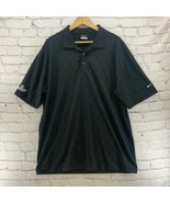 Nike Golf Dri-Fit Polo Shirt Mens Sz XL Black Northwest Pipe Co.  - £9.46 GBP