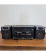 Sanyo Dual Cassette Recorder AMFM Radio Boombox MW 171 Detachable Speake... - $1,968.43 MXN