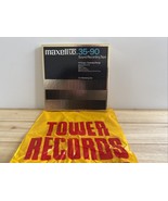 Maxell UD 35-90 7&quot; Sound Recording Tape 1,800ft  Made in Japan Gold Box ... - $318.67 MXN