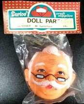 Vintage Darice Doll Head, Mr. Santa Face, 12098-P, 3 1/2" - $14.25