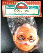 Vintage Darice Doll Head, Mr. Santa Face, 12098-P, 3 1/2&quot; - $14.25