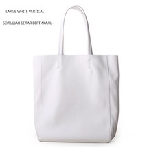 Simple Casual Leather Women Shoulder Bag Luxury Brand Designer Genuine L... - $142.94