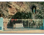 The Grotto Mission San Xavier Tucson Arizona AZ UNP Chrome Postcard F21 - $1.93