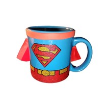 Superman DC Comics Oversized 18oz Coffee Cup Blue Mug w/ Removable Cape,... - $556.52 MXN