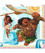 Disney Moana Birthday Lunch Dinner Napkins Party Supplies 16 Per Package... - $3.59